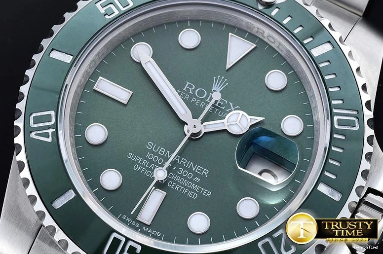 0727 ROLSUB0249A -Submariner 116610LV SS SS Green BPF V2 SP A3135 Mod Attractive 1029